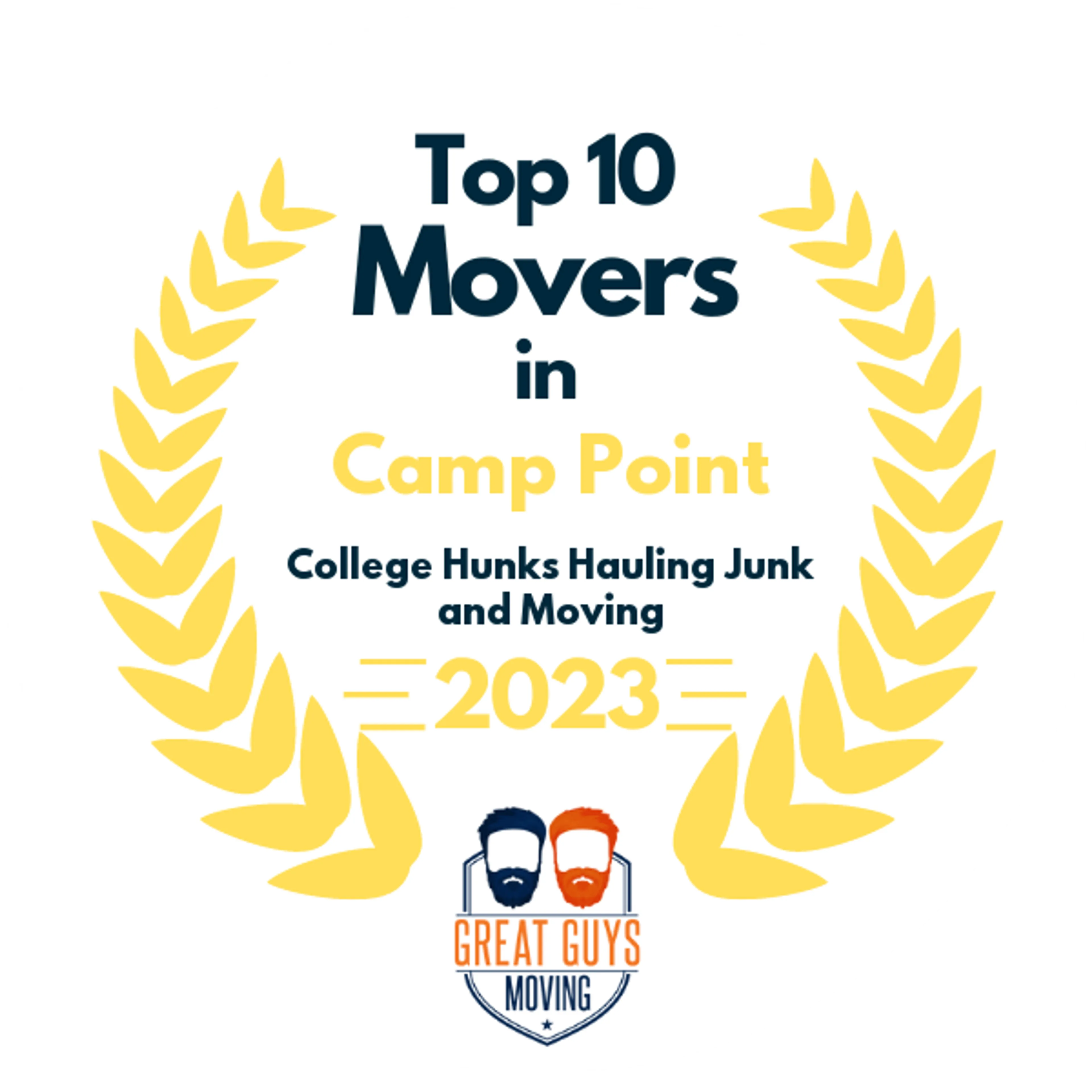 Top 10 Movers in Berwyn, IL 2023 award