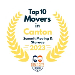 top 10 ranked movers in canton 2023 summit moving storage image