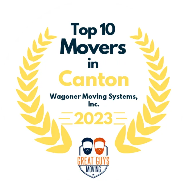 Top 10 Movers in Canton, OH 2023 award