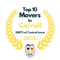 top 10 ranked movers in carroll 2023 units of central iowa image