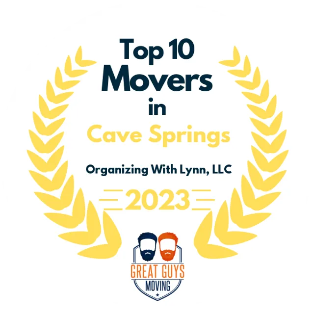 Top 10 Movers in Fayetteville, AR 2023 award