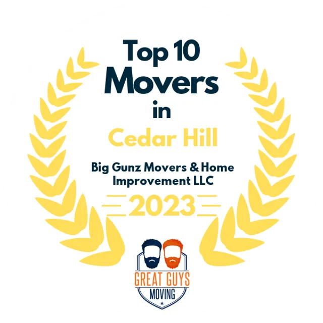 Top 10 Movers in Dallas, TX 2023 award