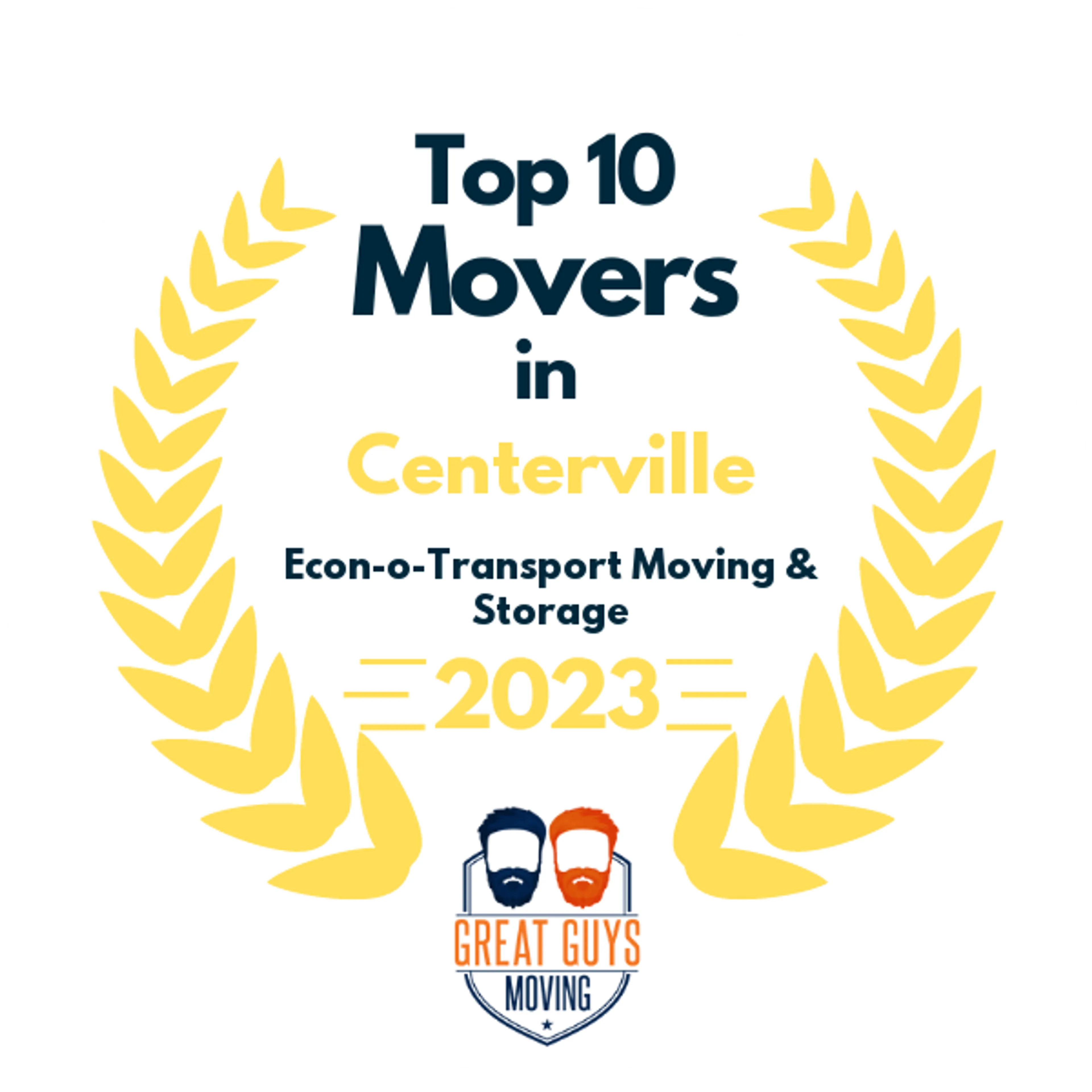Top 10 Movers in Middletown, OH 2023 award