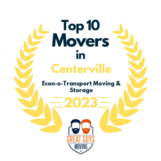 Top 10 Movers in Middletown, OH 2023 award