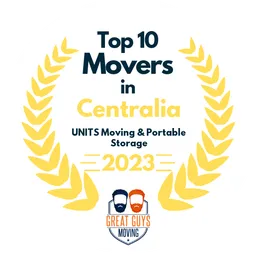 top 10 ranked movers in centralia 2023 units moving portable storage image