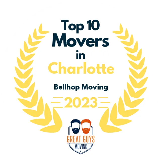 Top 10 Movers in Charlotte, NC 2023 award