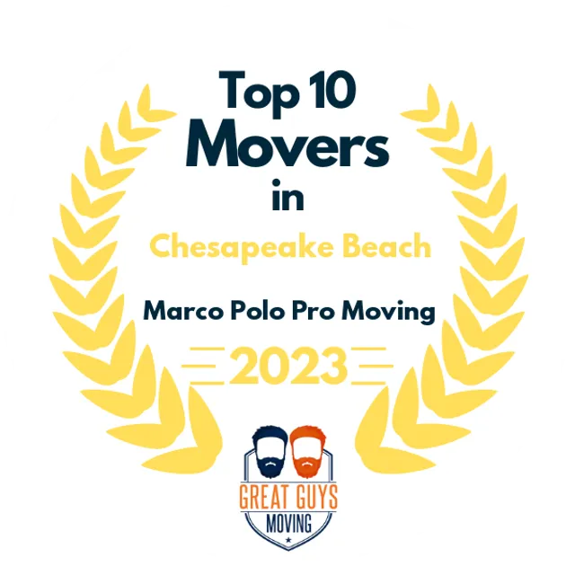 Top 10 Movers in Alexandria, VA 2023 award