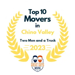 top 10 ranked movers in chino valley 2023 two men and a truck image