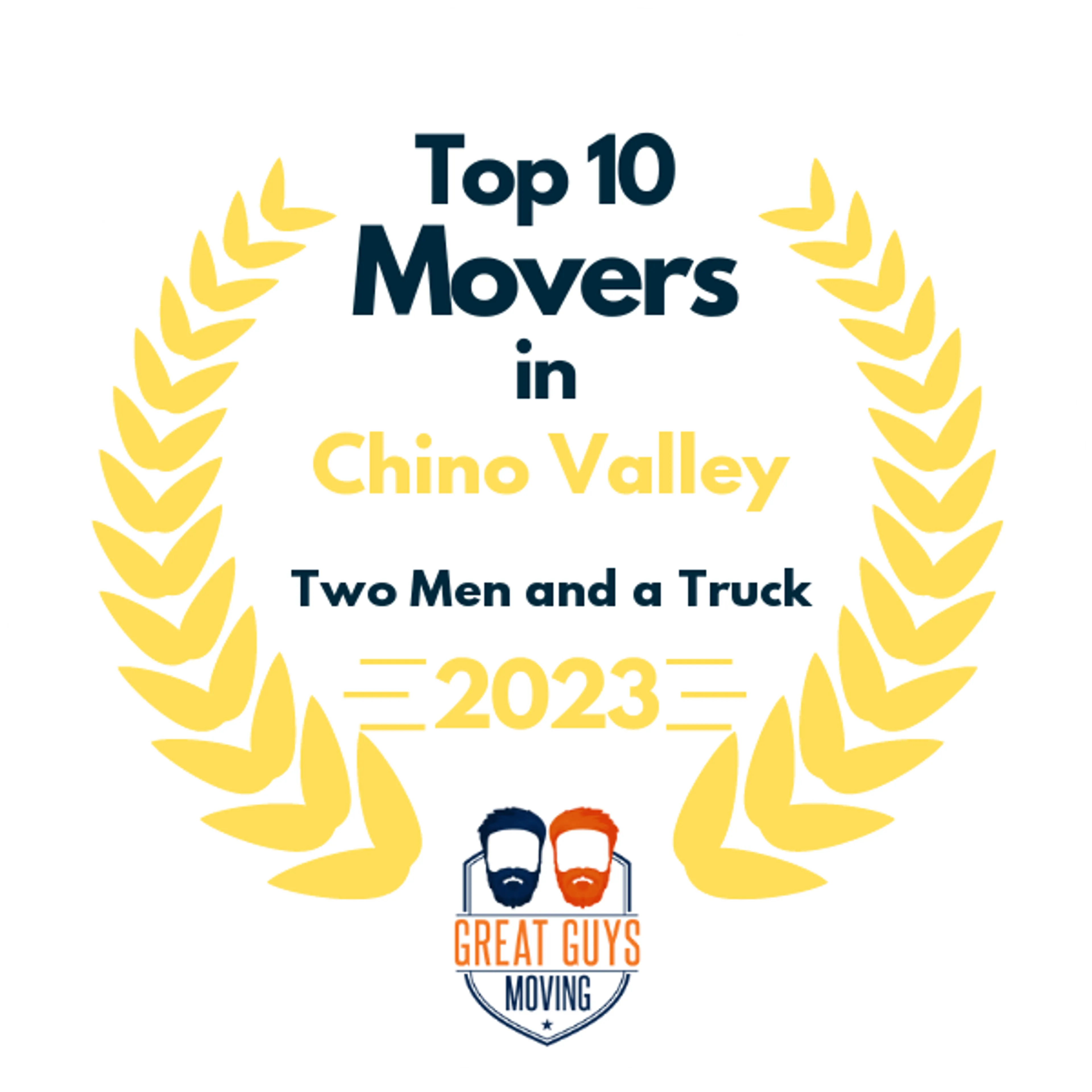 Top 10 Movers in Phoenix, AZ 2023 award