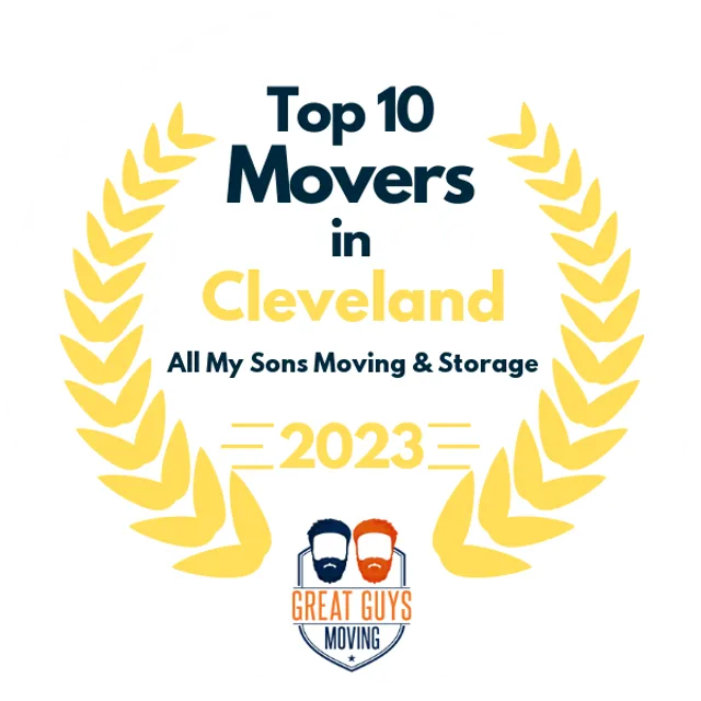 Top 10 Movers in Cleveland, OH 2023 award