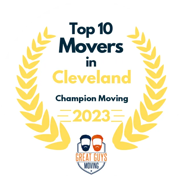 Top 10 Movers in Cleveland, OH 2023 award