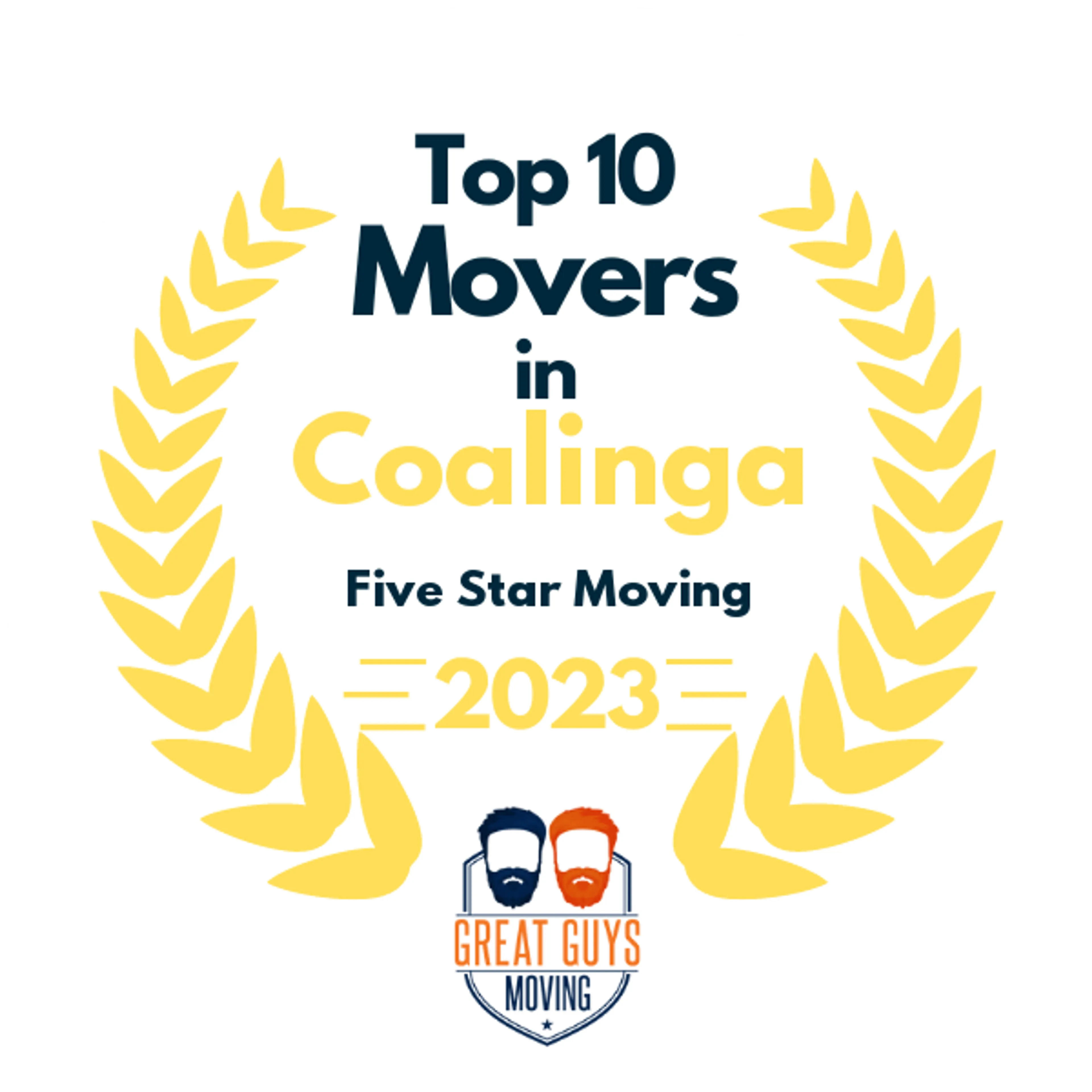 Top 10 Movers in Los Angeles, CA 2023 award