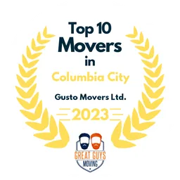 top 10 ranked movers in columbia city 2023 gusto movers ltd image