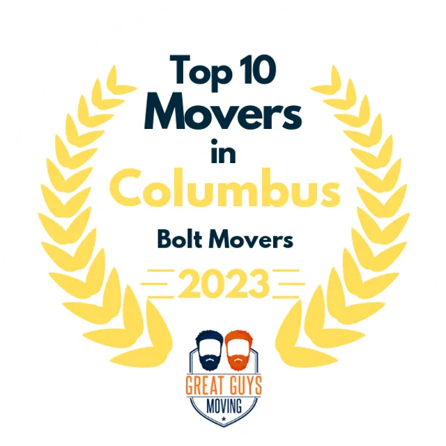 Top 10 Movers in Columbus, GA 2023 award