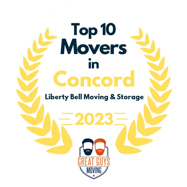 Top 10 Movers in Manchester, NH 2023 award