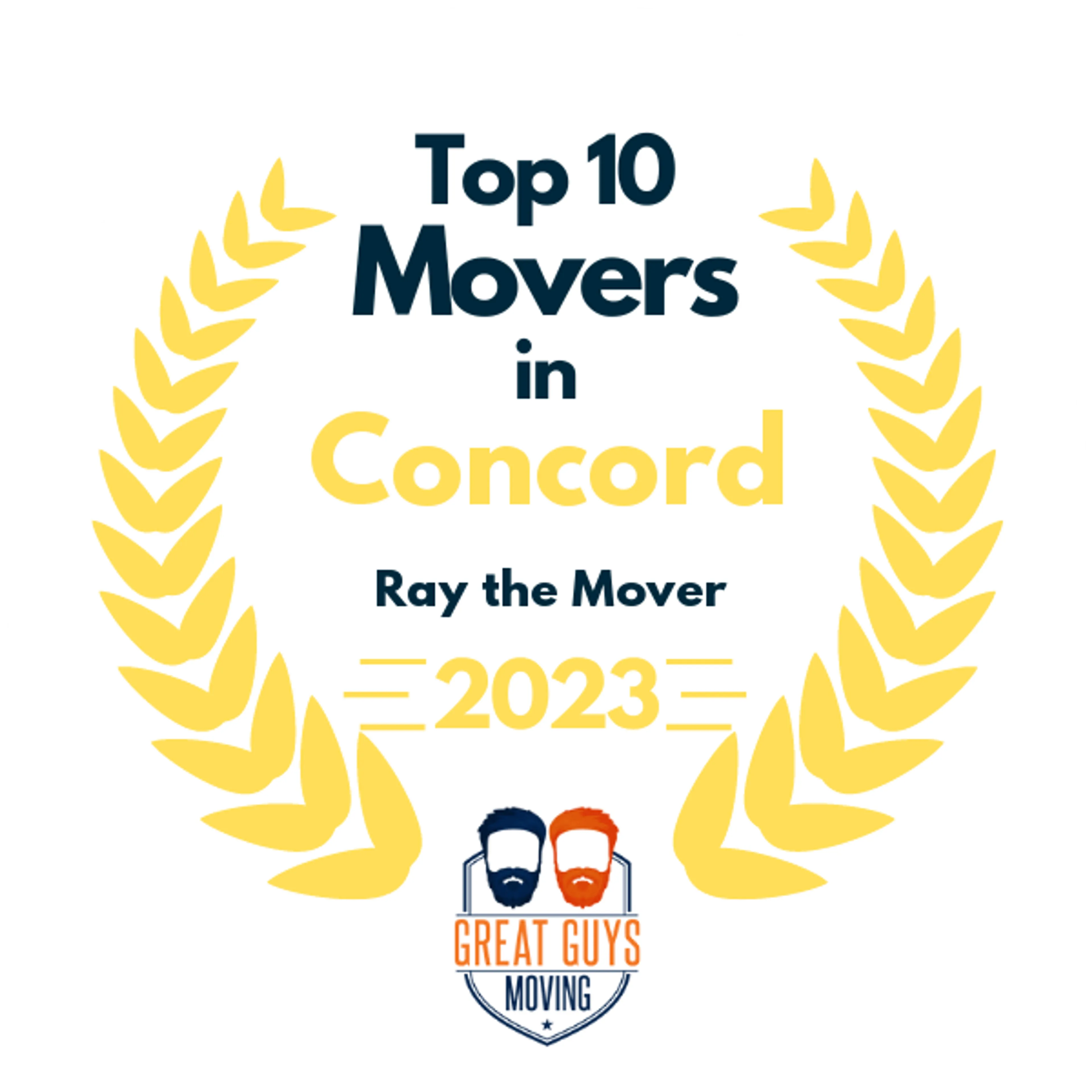 Top 10 Movers in Manchester, NH 2023 award