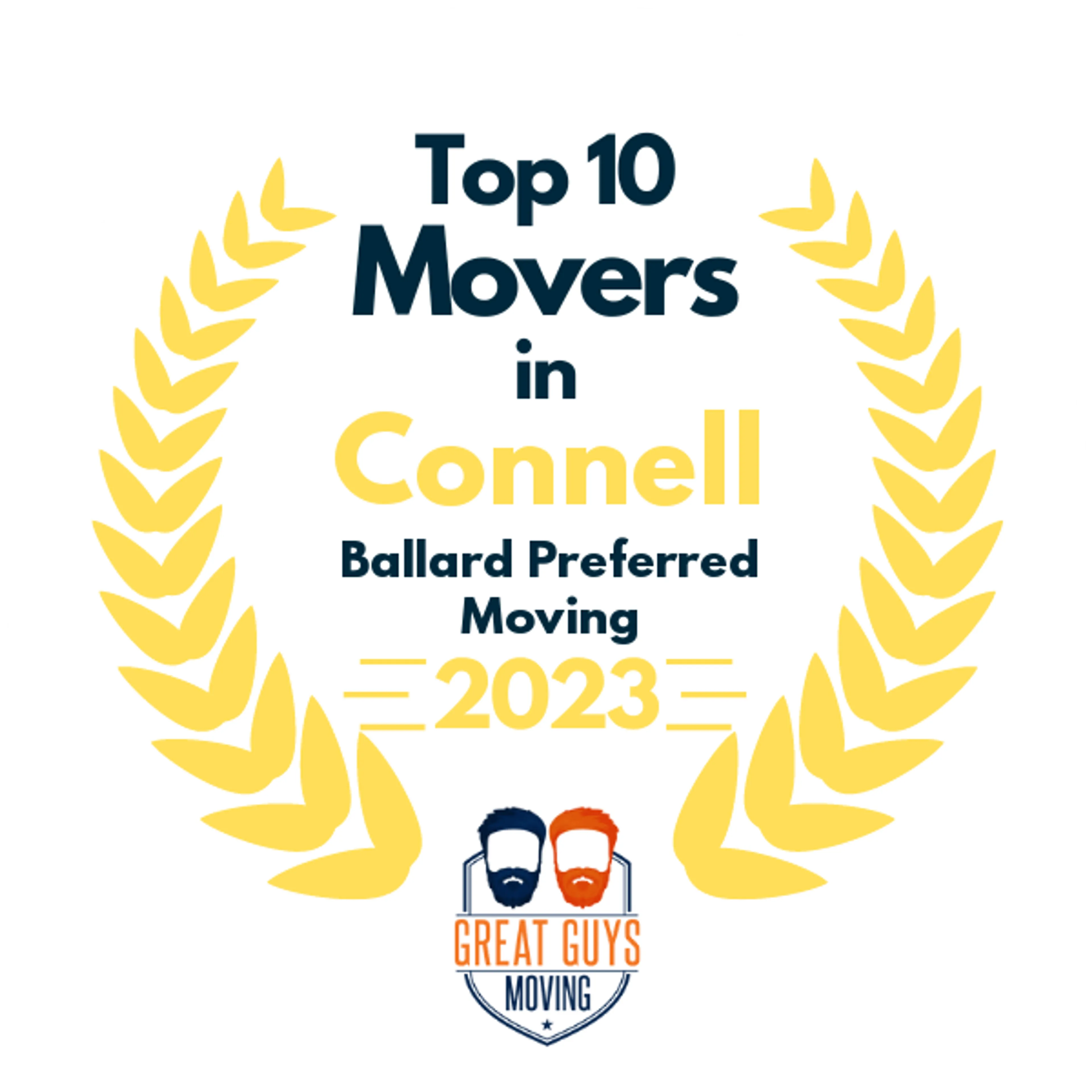 Top 10 Movers in Seattle, WA 2023 award