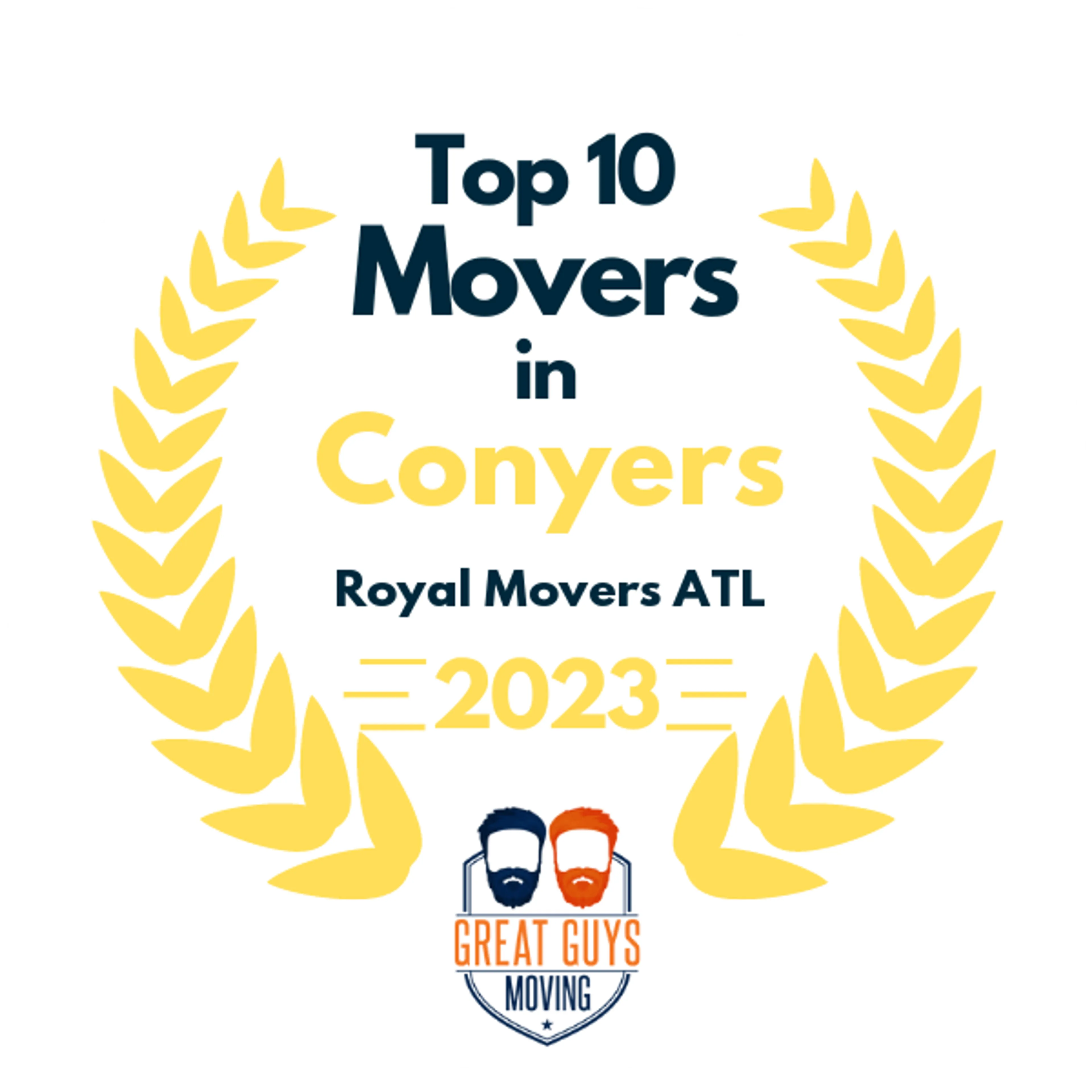 Top 10 Movers in Atlanta, GA 2023 award