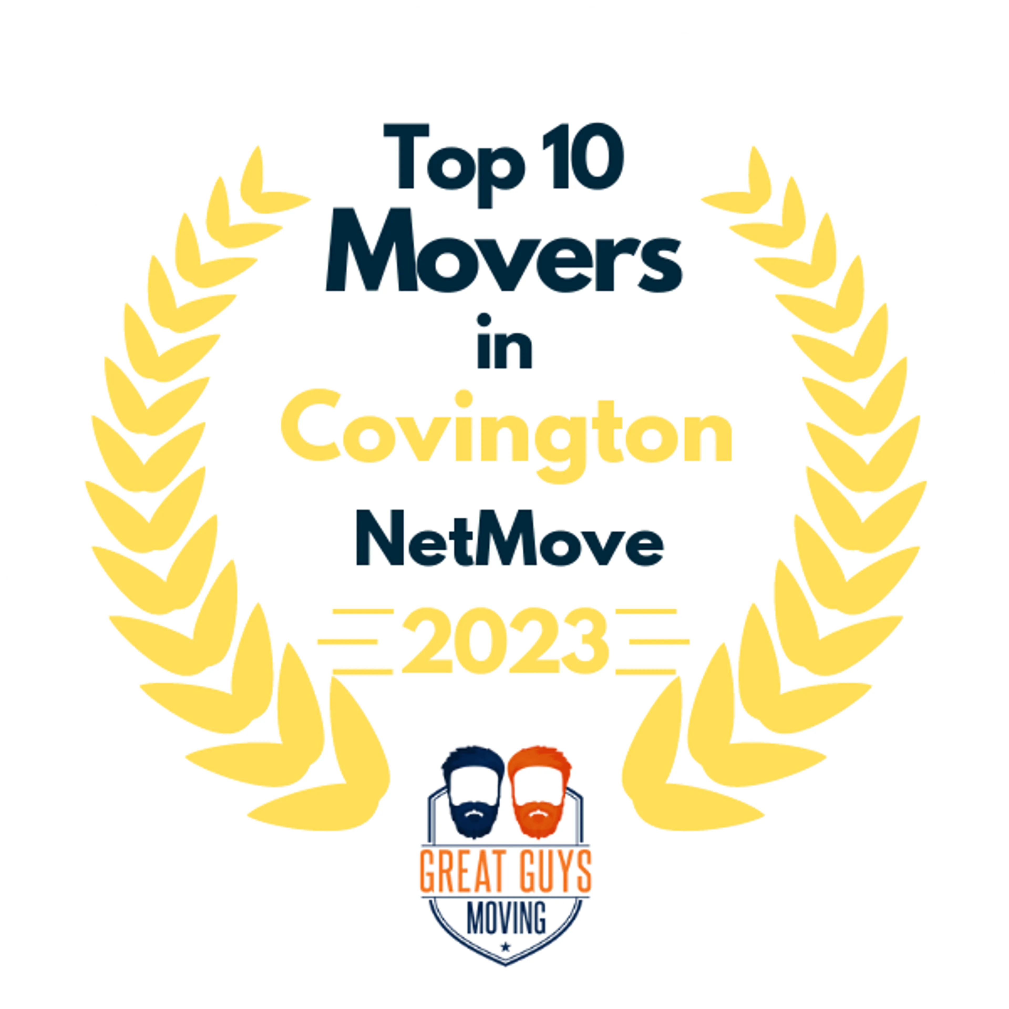 Top 10 Movers in Atlanta, GA 2023 award
