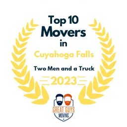 top 10 ranked movers in cuyahoga falls 2023 two men and a truck image