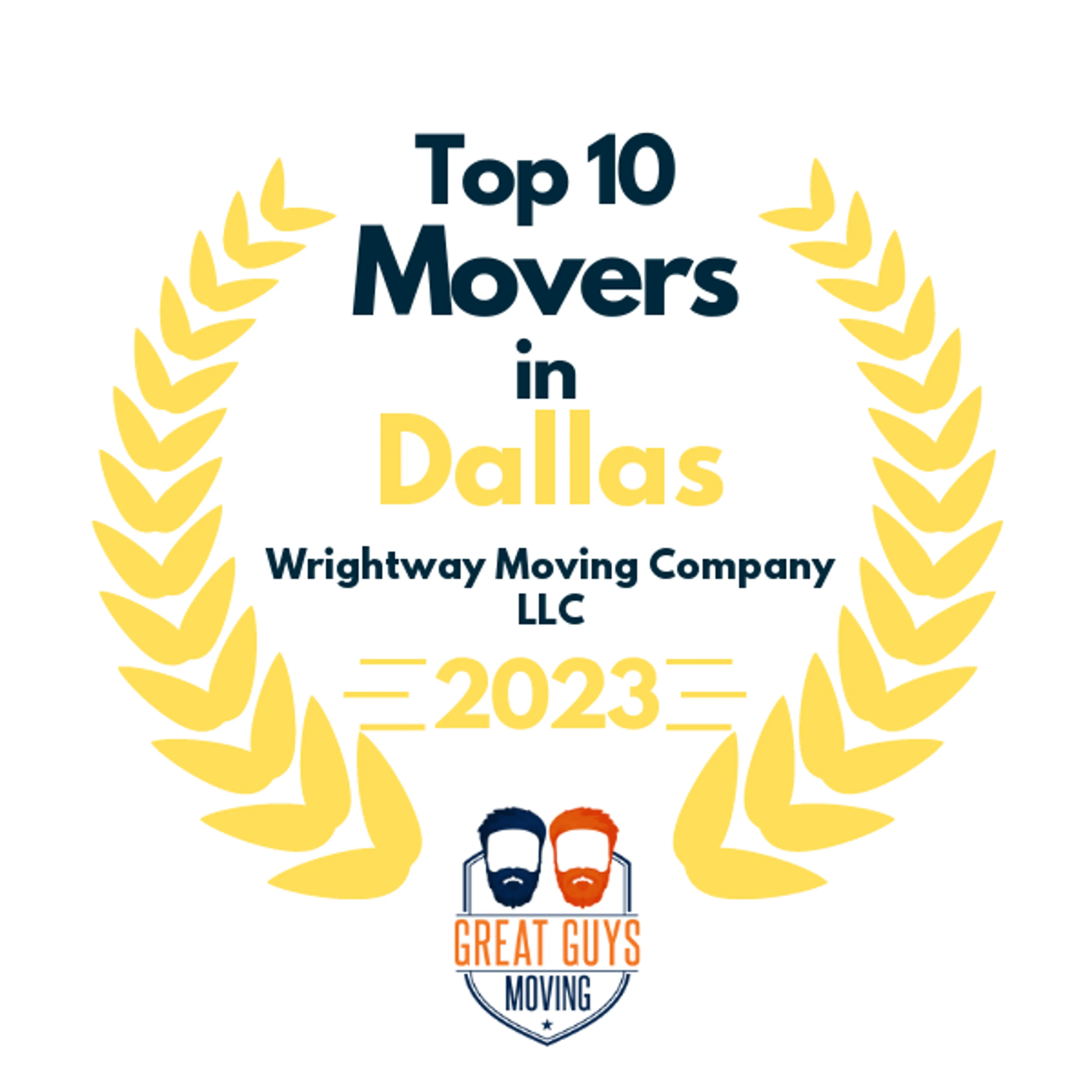 Top 10 Movers in Dallas, TX 2023 award