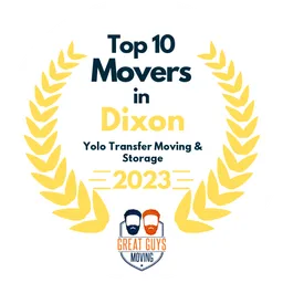 top 10 ranked movers in dixon 2023 yolo transfer moving storage image