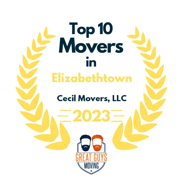 Top 10 Movers in Louisville, KY 2023 award