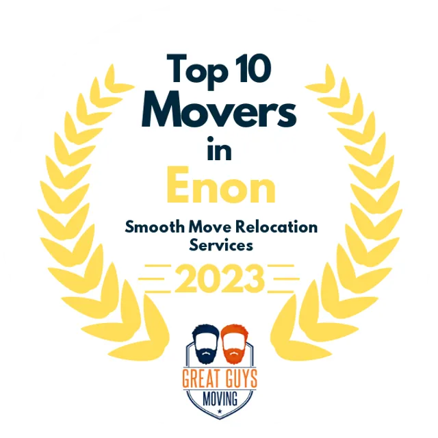 Top 10 Movers in Cincinnati, OH 2023 award