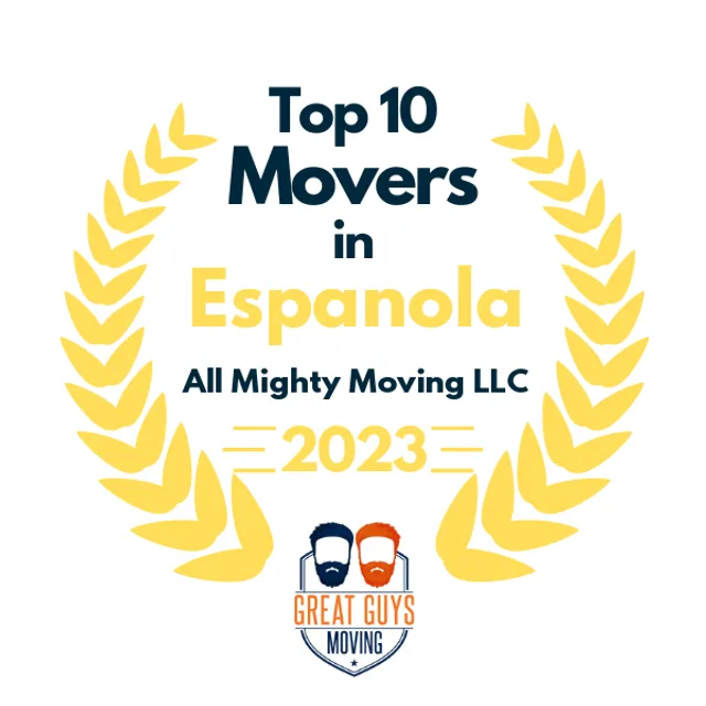 Top 10 Movers in Albuquerque, NM 2023 award