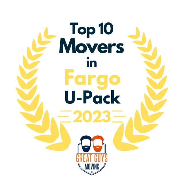 Top 10 Movers in Fargo, ND 2023 award