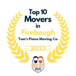 top 10 ranked movers in firebaugh 2023 toms piano moving co image