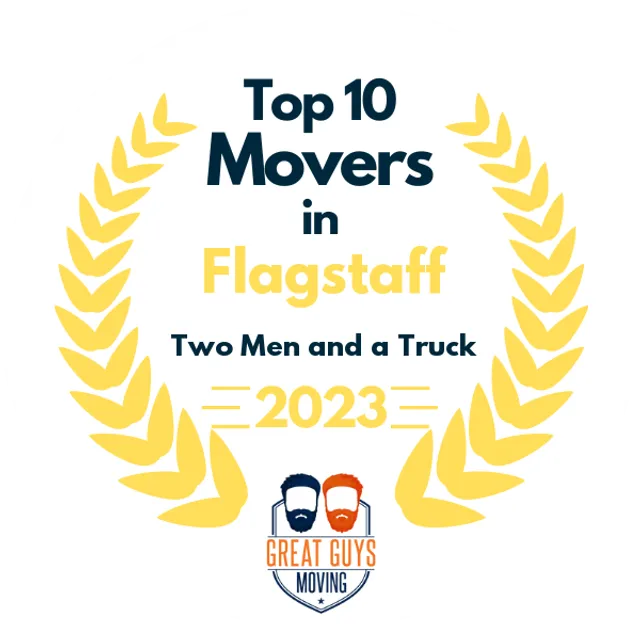 Top 10 Movers in Flagstaff, AZ 2023 award