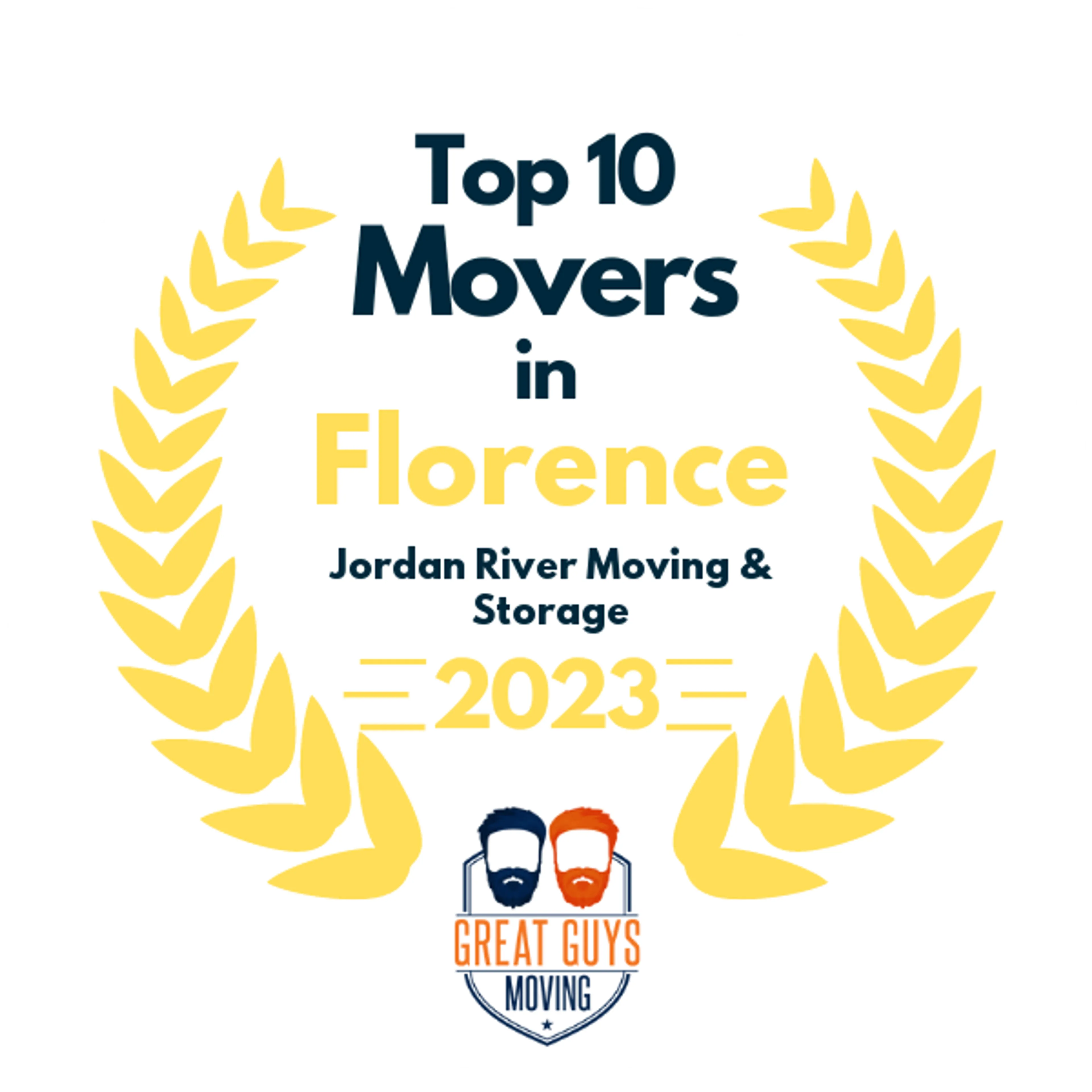 Top 10 Movers in Columbia, SC 2023 award