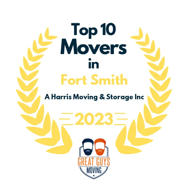 Top 10 Movers in Fort Smith, AR 2023 award