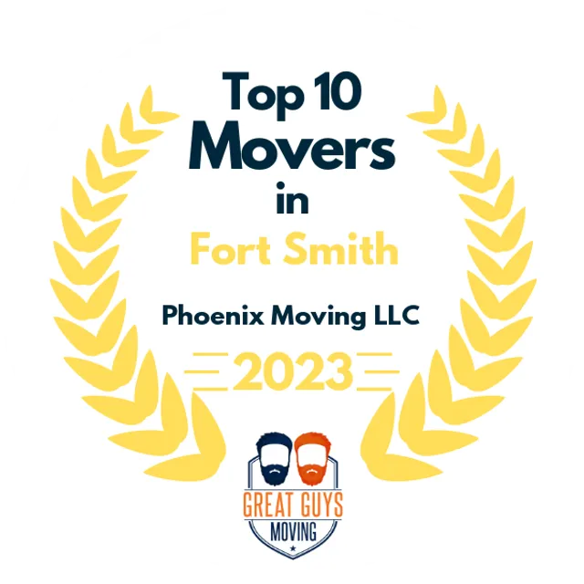 Top 10 Movers in Fort Smith, AR 2023 award