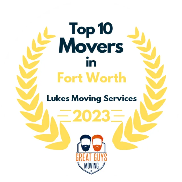 Top 10 Movers in Fort Worth, TX 2023 award