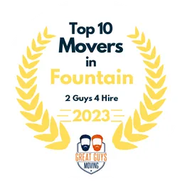 top 10 ranked movers in fountain 2023 2 guys 4 hire image