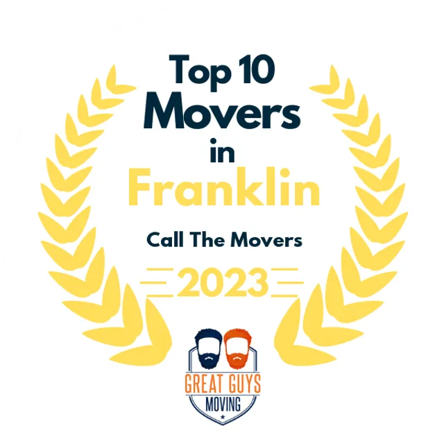 Top 10 Movers in Alexandria, VA 2023 award