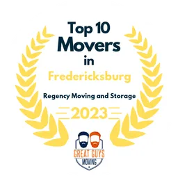 top 10 ranked movers in fredericksburg 2023 regency moving and storage image