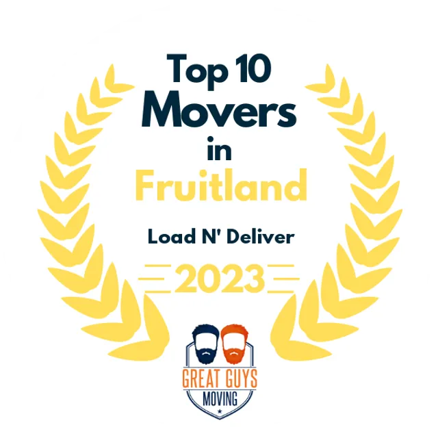 Top 10 Movers in Nampa, ID 2023 award