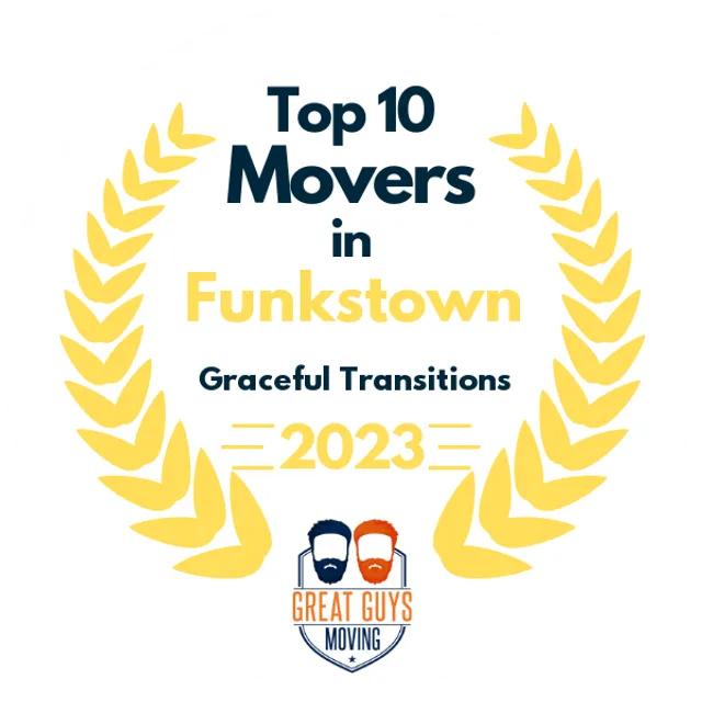 Top 10 Movers in Frederick, MD 2023 award