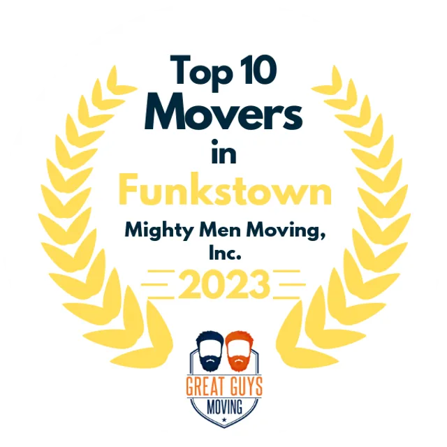 Top 10 Movers in Manassas, VA 2023 award