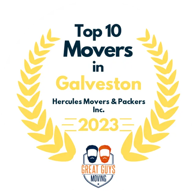 Top 10 Movers in Houston, TX 2023 award