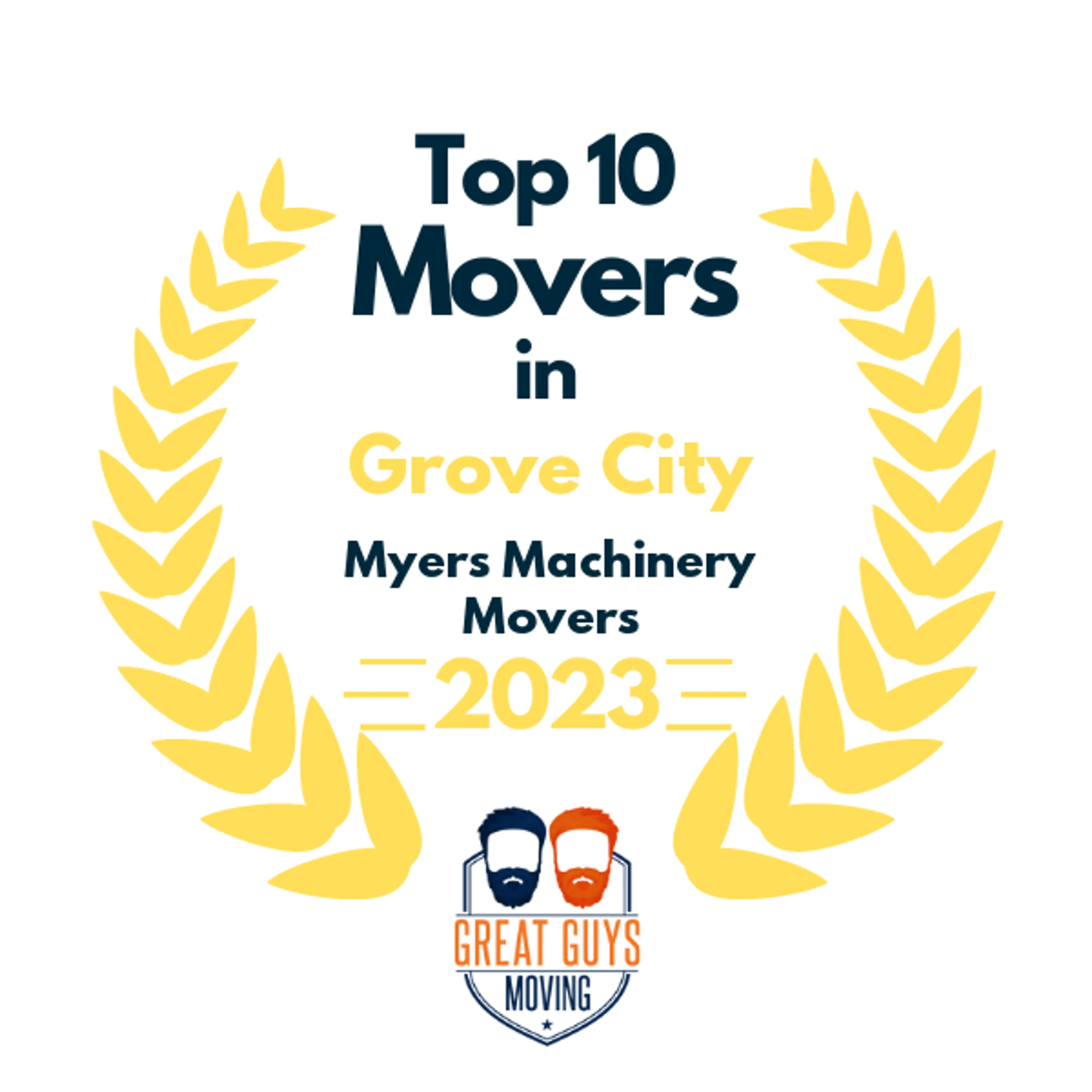 Top 10 Movers in Columbus, OH 2023 award