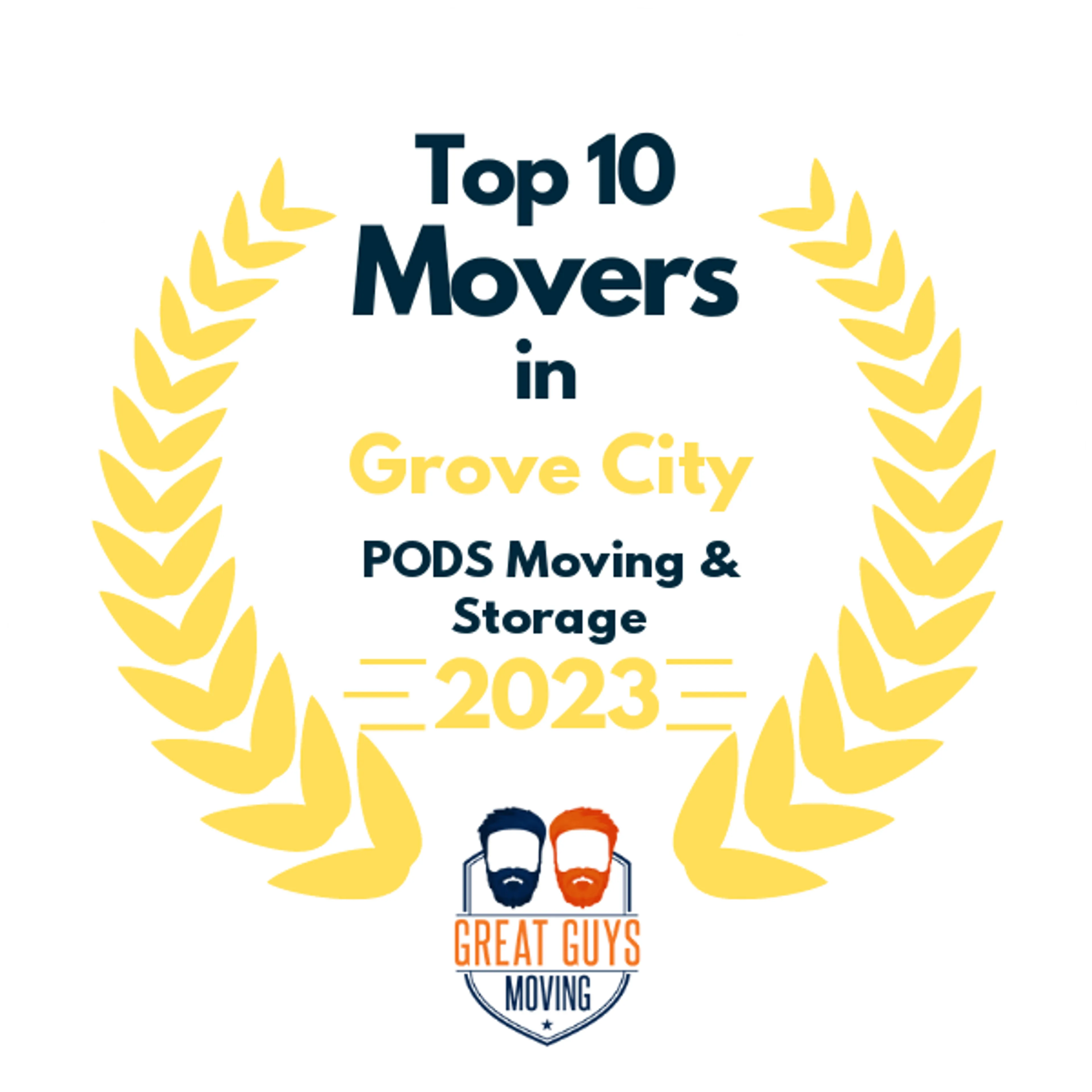 Top 10 Movers in Columbus, OH 2023 award