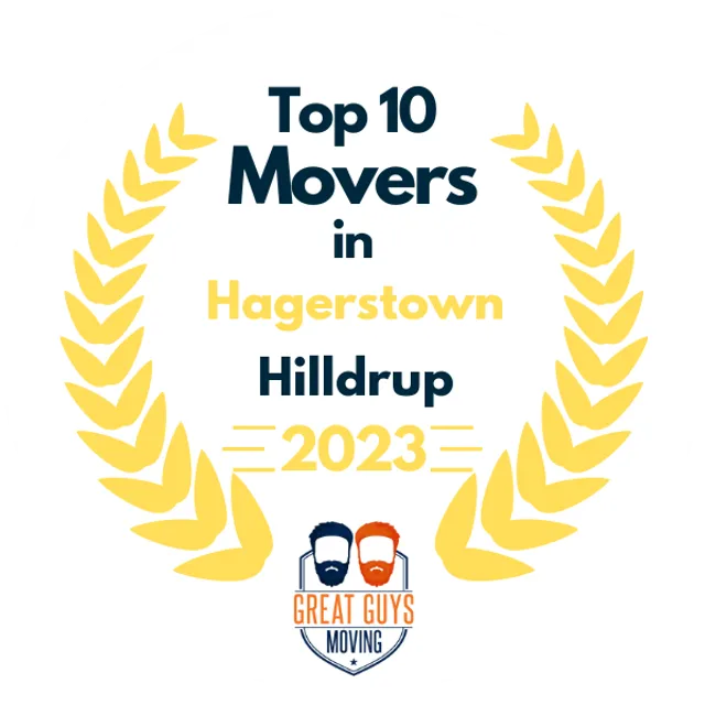 Top 10 Movers in Washington DC, DC 2023 award