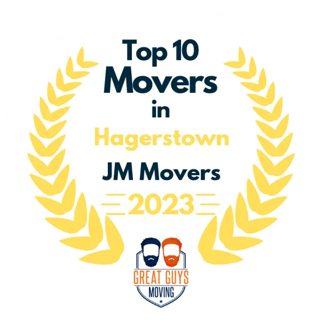 Top 10 Movers in Frederick, MD 2023 award