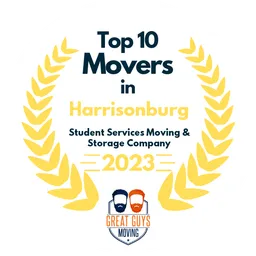 top 10 ranked movers in harrisonburg 2023 student services moving storage company image