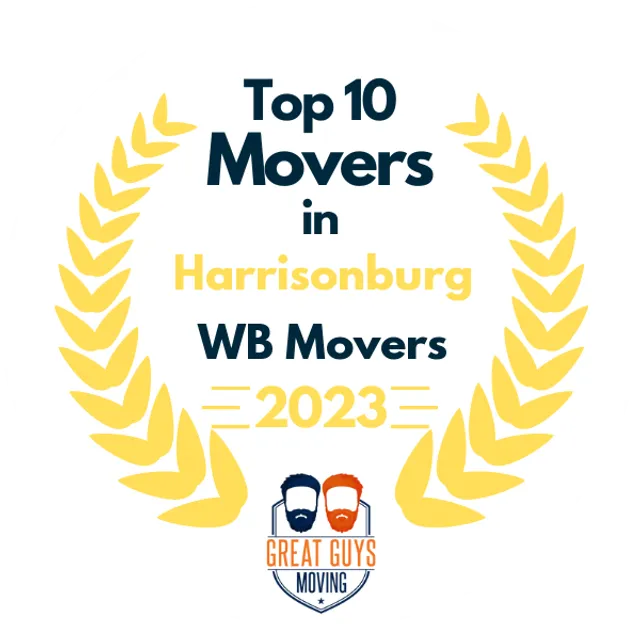 Top 10 Movers in Lynchburg, VA 2023 award