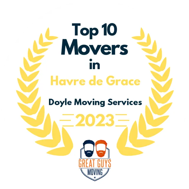 Top 10 Movers in Baltimore, MD 2023 award